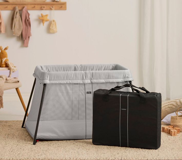 BABYBJÖRN® Travel Crib Light & Crib Sheet | Pottery Barn Kids