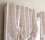 Evelyn Linen Blend Floral Bow Valance Curtain