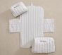 Oxford Stripe Quilted Changing Tote Travel Set