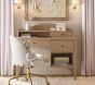 Scallop Skirt Swivel Desk Chair