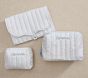 Oxford Stripe Quilted Changing Tote Travel Set