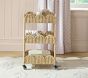 Palmer Scallop Rolling Storage Cart