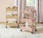 Palmer Scallop Rolling Storage Cart