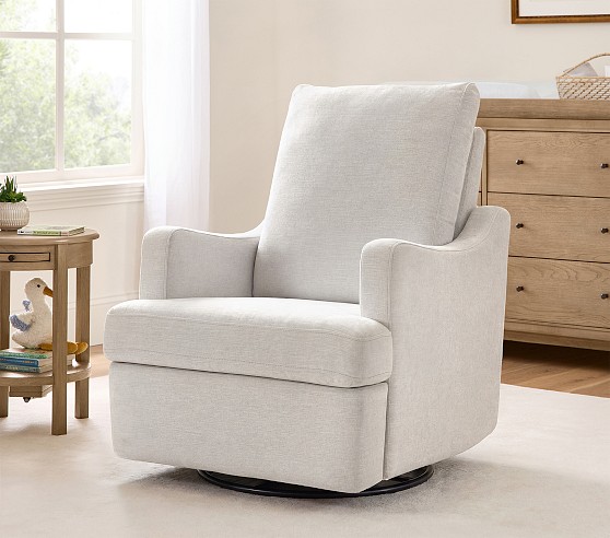 Beckett Small Spaces Manual & Power Swivel Nursery Recliner Chair