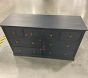 Open Box: Charlie Extra-Wide 7-Drawer Dresser (58"W x 20"D) - Weathered Navy