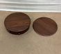 Open Box: Chris Loves Julia Scallop Side Table (22.75"H) - Heritage Walnut