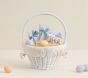 Open Box: Gingham Easter Basket Liner, Small - Oatmeal