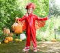 Red Metallic Dragon Kids Costume