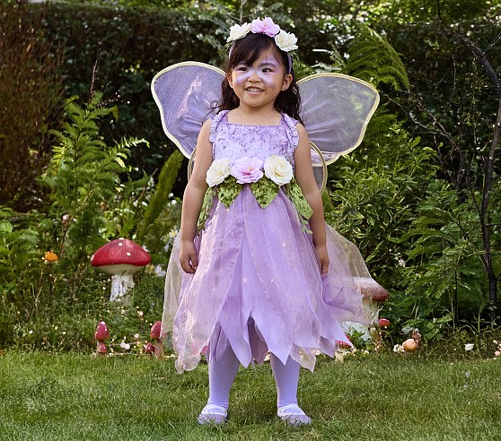 fairy dress for halloween Girls Golden Sparkle Tutu Costume Beige / 2T pretend play Light Up Rainbow Fairy Toddler