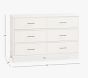 Siena 6-Drawer Dresser (52w x 19d")