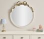 LoveShackFancy Bow Round Mirror (32")