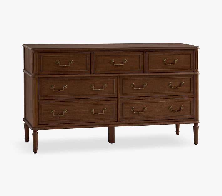 pink and brown dresser Rosalie 7-Drawer Dresser, Brown/Heritage Walnut Colour:Plum A Sparkle Story Glitter Spring 26 D2 Of drawers weathered finish thats meticulously