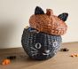 Pumpkin Cat Woven Treat Container