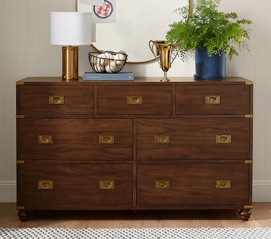 campaign dresser 6 Drawers its boxy silhouette Quiet luxury meets timeless craftsmanship.