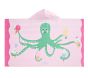 Octopus Ice Cream Reversible Kid Beach Hooded Towel UPF 50+
