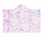 Heart Tie-Dye Kid Beach Hooded Towel UPF 50+