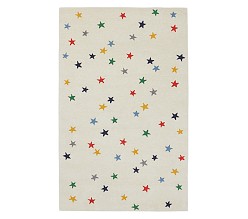 Starry Skies Rainbow Wool Rug