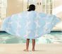 Rainbow Unicorn Kid Reversible Beach Towel UPF 50+