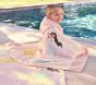 Disney Princess Castles Kid Beach Hooded Towel UPF 50+