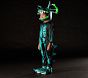 Glow-In-The-Dark Iridescent Dino Skeleton Halloween Costume