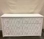 Open Box: AERIN Lattice Extra-Wide Dresser - Isle White
