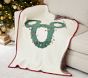 Disney Mickey Mouse and Friends Holiday Wreath Fuzzy Kid Throw Blanket
