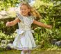 Light-Up Silver Space Dress Halloween Costume