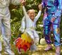 Light-Up Silver Jet Pack with Legs Halloween Costume
