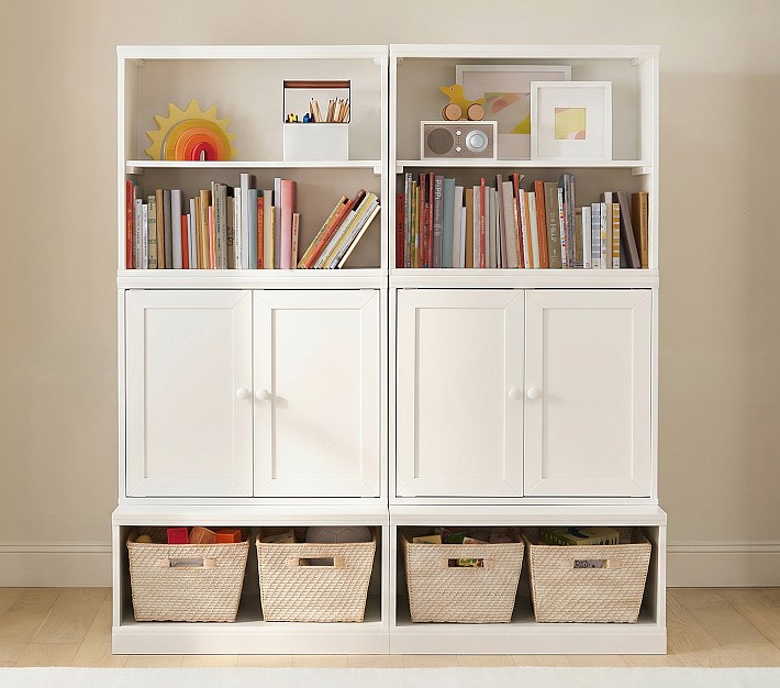 Cameron Bookshelf & Cubby Wall Storage System | Pottery Barn Kids
