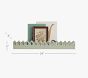 Julia Berolzheimer Tolle Painted Book Ledge (24")