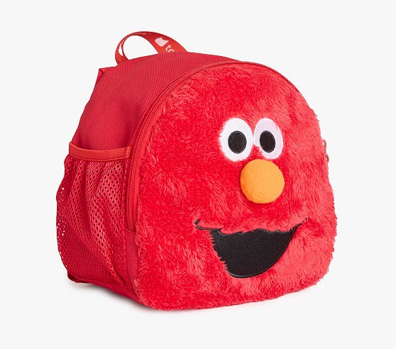 elmo mini backpack with name Sesame Street Plush Bring Elmo along for every adventure Sesame Street Little Kid Backpack