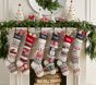 Natural Fair Isle Christmas Stocking Collection