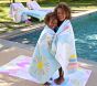 Rainbow Unicorn Kid Reversible Beach Towel UPF 50+