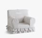 Kids Anywhere Chair®, Grey Ruffle Slipcover Only