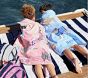Salty Dog Kid Beach Hooded Towel UPF 50+