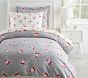 west elm x pbk Modern Smiley Santa Organic Sheet Set &amp; Pillowcases