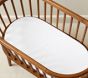 White Organic Bassinet Pad Cover
