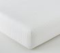 Stripe Organic Jersey Crib Fitted Sheet
