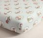 Dr. Seuss's The Grinch<sup>&trade;</sup> Heritage Stripe Organic Flannel Crib Fitted Sheet