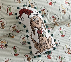 Dr. Seuss's The Grinch™ Max™ Heritage Needlepoint Pillow