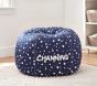 Anywhere Beanbag™, Navy Glow-in-the-Dark Scattered Stars