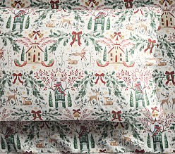 Chris Loves Julia Holiday Village Organic Cotton Sheet Set