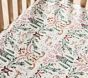 Chris Loves Julia Santa Village Organic Cotton Crib Fitted Sheet