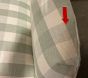 Open Box: Merced Stationary Glider - Performance Gingham Sage, Driftwood