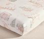 LoveShackFancy Christmas Dreams Organic Cotton Crib Fitted Sheet