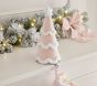 Pink Velvet Tree Stocking Holder