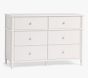 Open Box: Elsie 6 Drawer Dresser (49"W x 20"D) - Simply White