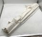 Open Box: Evelyn Bow Valance Cordless Blackout Roman Shade (44"W x 64"L) - White