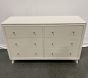 Open Box: Sloan 6 Drawer Dresser (55"W x 18"D) - Simply White