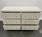 Open Box: Sloan 6 Drawer Dresser (55"W x 18"D) - Simply White